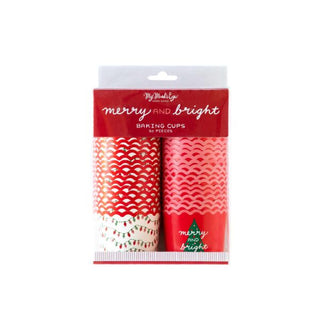 My Mind's Eye Christmas Lights Baking Cups - 50 Pkt | Xmas Cupcake papers NZ