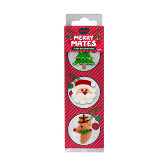 GoBake Merry Mates Icing Decorations - 6 Pkt