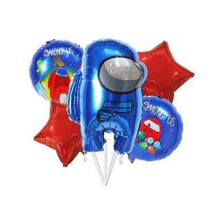 Among Us Foil Balloon Bouquet | Among Us Party Supplies NZ