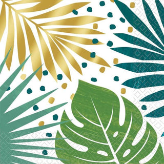 Key West Palm Leaf Napkins - Lunch 16 Pkt