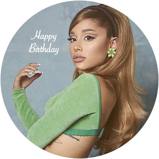 Ariana Grande Edible Icing Cake Image