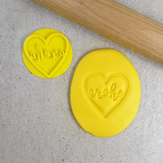 Aroha Heart Embosser Stamp