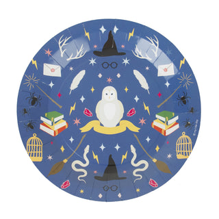 Witches & Wizards Plates - Dinner 8 Pkt