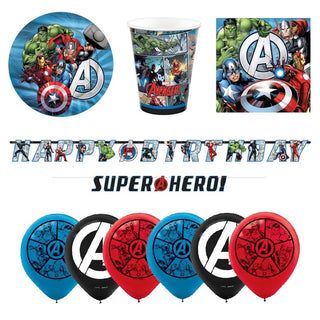 Avengers Party Essentials Pack for 8 | Avengers Party Supplies NZ