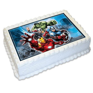Avengers Edible Cake Image - A4 Size