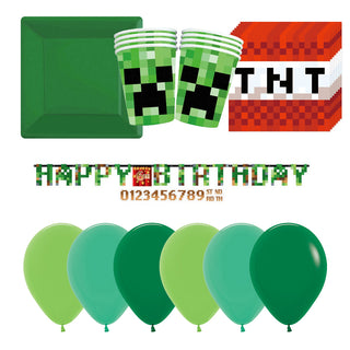 Minecraft Party Essential Pack For 8 - SAVE 10%
