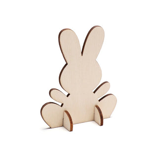 Mini Wooden Easter Bunny Decorations