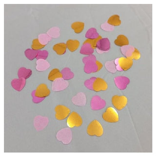 Sweetheart Pink & Gold Confetti | Pink & Gold Confetti | Confetti | NZ Party Supplies |
