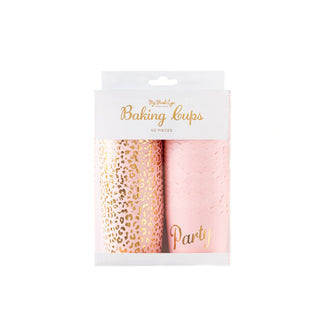 My Mind's Eye Pink Cheetah Baking Cups | Cupcake Papers NZ