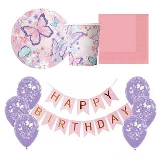 Butterfly Party Essentials for 8 - SAVE 10%