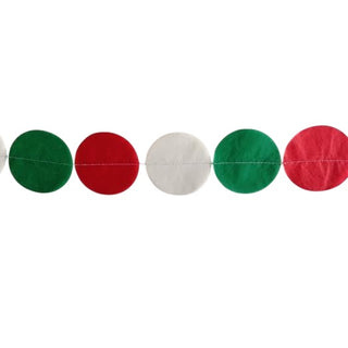 Sundays Christmas Tissue Dot Garland