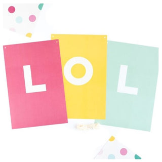 My MInds Eye | Birthday Banner | DIY Banner | NZ Party Supplies |