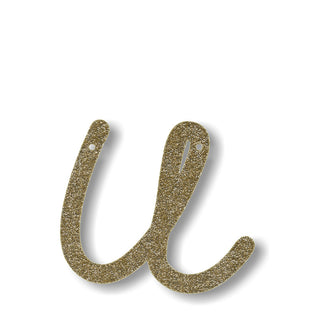 Meri Meri Gold Acrylic Bunting Letter or Number