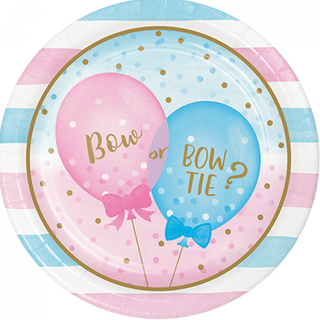 Gender Reveal Balloons Plates | Gender Reveal Party NZ