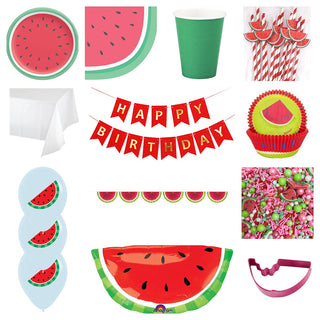 Deluxe Watermelon Party Pack for 8 - SAVE 30%