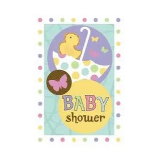 Tiny Bundle Baby Shower Invitations - 8 Pkt