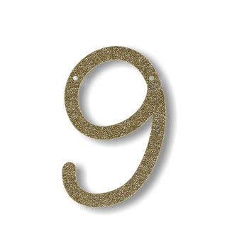 Meri Meri Gold Acrylic Bunting Letter or Number