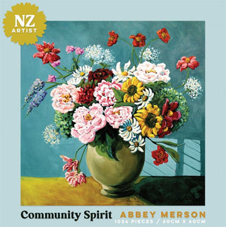 Abbey Merson Community Spirit Puzzle - 1000 Pce | Gifts NZ