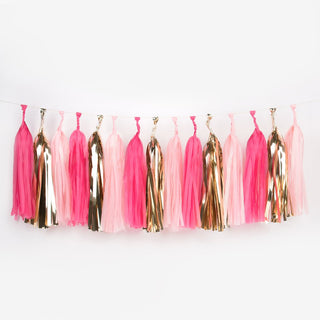 Pink Tassel Garland Kit