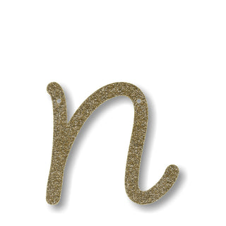 Meri Meri Gold Acrylic Bunting Letter or Number