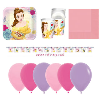 Disney Princess Beauty and the Beast Party Pack for 8