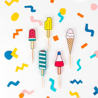 Ice Cream Candles - 5 Pkt