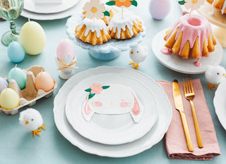 Easter Bunny Rabbit Face Napkins - 20 Pkt