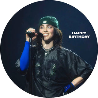Billie Eilish Edible Icing Cake Image