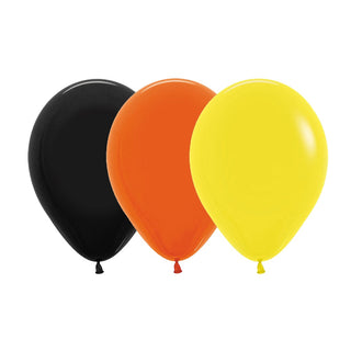 Black, Yellow & Orange Balloons | Construction Party Supplies NZ