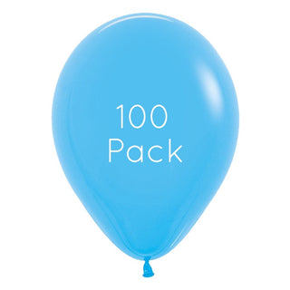 Sempertex | Blue Balloons 100 Pack | Blue Party Supplies NZ