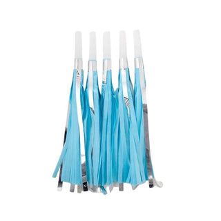 Blue And Silver Blowers | Party Blowers | NZ Party Supplies|