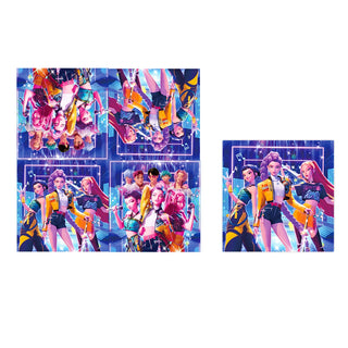 Blue KPop Demon Hunters Napkins | KPop Demon Hunters Party Supplies NZ 