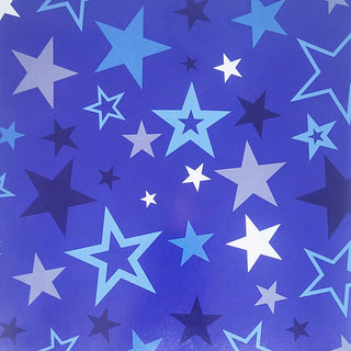Blue Star Gift Wrap | Blue Party Supplies NZ