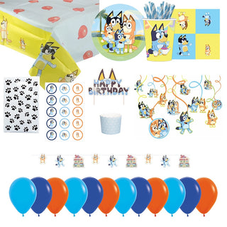 Deluxe Bluey Party Pack for 8 | Bluey Party Supplies NZ