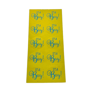 It's a Boy Sticker Seals