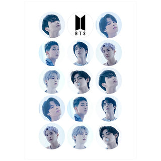 BTS Deluxe Edible Icing Cupcake Images