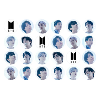 BTS Edible Icing Cupcake Images