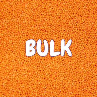 BULK Orange Nonpareils 100s & 1000s Sprinkles - 1kg | Orange Cake Making Supplies NZ