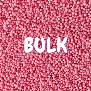 BULK Pink Nonpareils 100s & 1000s Sprinkles - 1kg | Pink Cake Making Supplies NZ