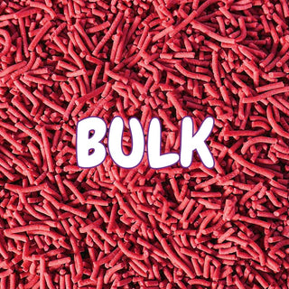 BULK Red Jimmies Sprinkles 1kg | Red Cake Decorating