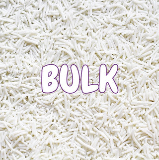 BULK White Jimmies Sprinkles 1kg | White Cake Decorating