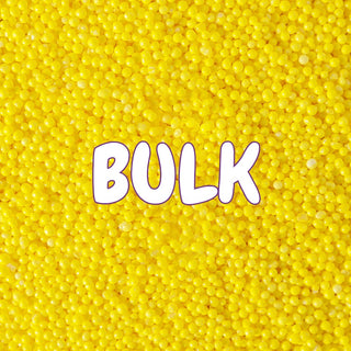 BULK Yellow Nonpareils 100s & 1000s Sprinkles - 1kg | Yellow Cake Making Supplies NZ