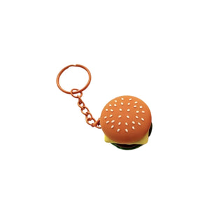 Burger Fidget Ring Keyring