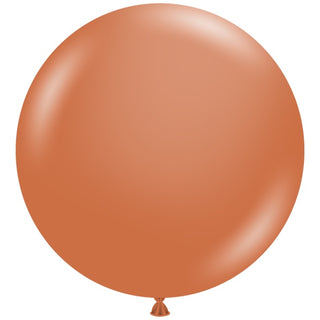 Tuftex | Giant 90cm Burnt Orange Balloon | Orange Party Supplies NZ