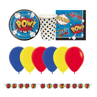 Superhero Party Essentials for 8 - SAVE 17%