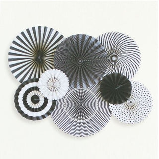 My Minds Eye | Back and White Party | Black And White Fans | NZ Party Supplies |