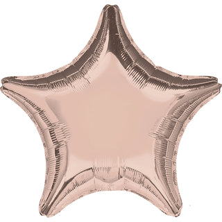 Rose Gold Star Foil Balloon