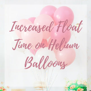 Increased Float Time on 40cm Helium Balloons