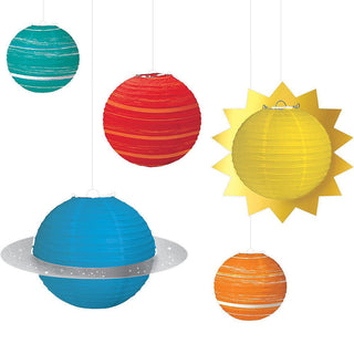 Blast Off Birthday Planet Lanterns | Planet Lanterns NZ