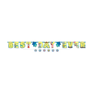 Spongebob Squarepants Party Supplies | Spongebob Birthday Banner | Birthday Party Banner  